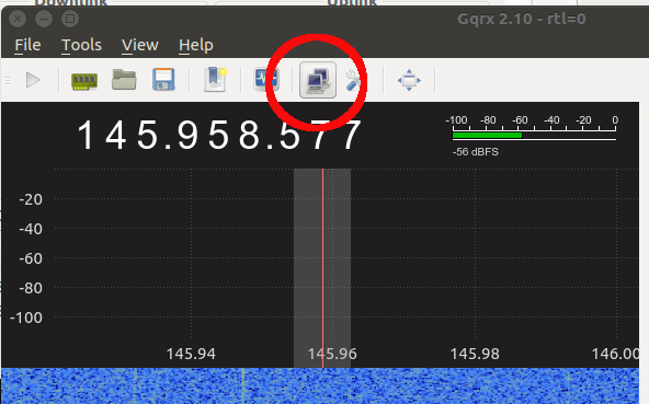 GQRX Connect to GPredict